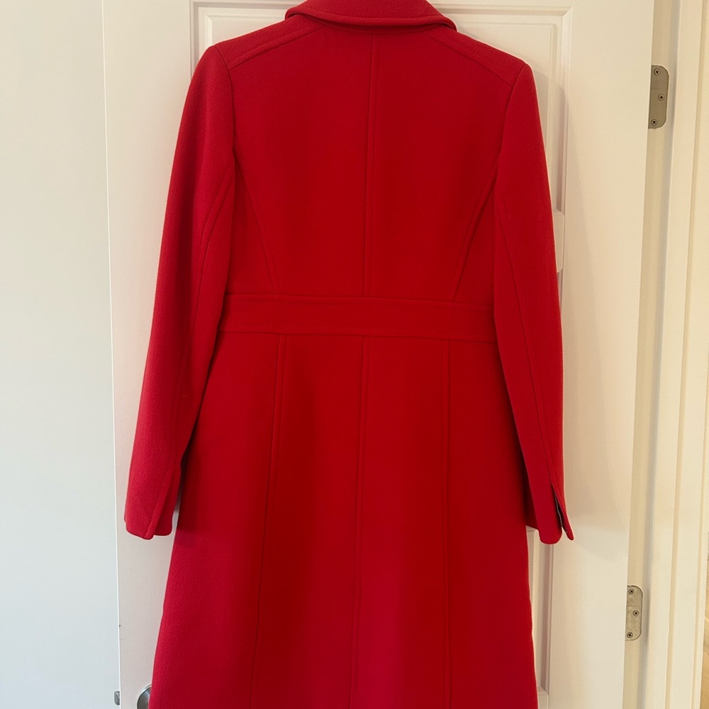 J. Crew Red Women's Coat - Picture 3 of 3